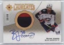 2022-23 Upper Deck Ultimate Collection Signature Material Laureates Boone Jenner #SML-BJ card