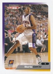 2005-06 Topps Total Base Set Boris Diaw #336 card