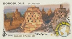 2023 Topps Allen & Ginter Mini World of Wonder Borobudur, Indonesia #WOW-10 card