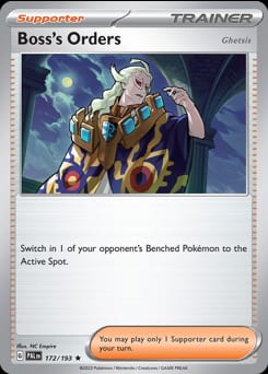 Paldea Evolved Boss's Orders (Ghetsis) #172 card