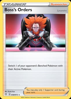 Shining Fates Boss's Orders #58 card