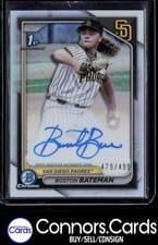 2024 Bowman Draft Chrome Prospect Autographs Boston Bateman #CPA-BBA card