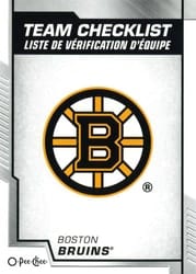 2020-21 O-Pee-Chee Base Set Boston Bruins #553 card