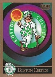 1990-91 SkyBox Base Set Boston Celtics Logo/Checklist #329 card