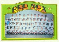 1972 Topps Base Set Boston Red Sox #328 card
