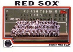 2004 Topps Base Set Boston Red Sox #642 card
