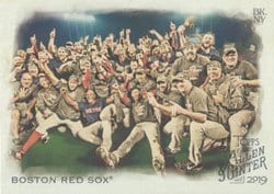 2019 Topps Allen & Ginter Base Set Boston Red Sox #297 card