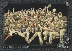 2019 Topps Allen & Ginter X Base Set Boston Red Sox #297 card
