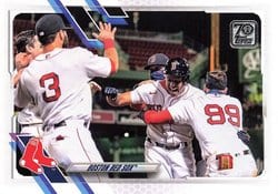 2021 Topps Base Set Boston Red Sox #401 card