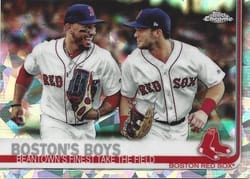 2019 Topps Chrome Sapphire Edition Base Set Boston's Boys #28 card