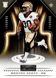 2018 Panini Playbook Base Set Boston Scott #189 card