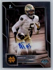 2025 Bowman University Chrome Chrome Prospect Autographs Boubacar Traore #BCA-BT card