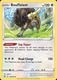 Battle Styles Bouffalant #118 card