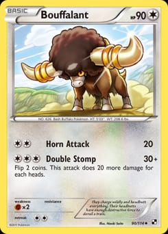 Black & White Bouffalant #90 card