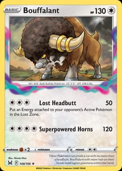 Lost Origin Bouffalant #148 card