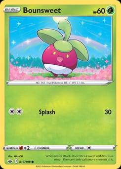 Chilling Reign Bounsweet #13 card