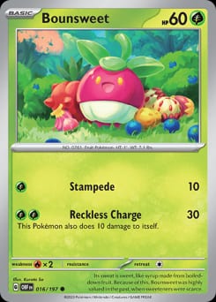 Obsidian Flames Bounsweet #16 card