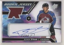 2020-21 SPx Rookie Autograph Jersey Bowen Byram #BB card