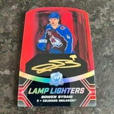 2020 Upper Deck The Cup Lamp Lighters Autographs Bowen Byram #LL-BY card