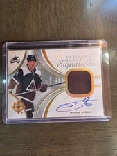 2023-24 Upper Deck Ultimate Collection 2021 Update - Ultimate Material Signatures Bowen Byram #UMS-BB card