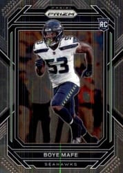 2022 Panini Prizm Base Set Boye Mafe #386 card