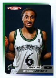 2005-06 Topps Total Base Set Bracey Wright #313 card