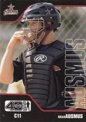 2002 Upper Deck 40-Man Base Set Brad Ausmus #466 card