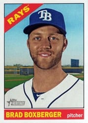 2015 Topps Heritage Base Set Brad Boxberger #513 card