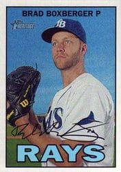 2016 Topps Heritage Base Set Brad Boxberger #331 card