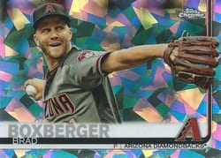2019 Topps Chrome Sapphire Edition Base Set Brad Boxberger #305 card