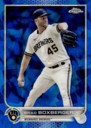 2022 Topps Chrome Update Sapphire Edition Base Set Brad Boxberger #US61 card