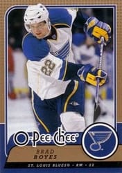 2008-09 O-Pee-Chee Base Set Brad Boyes #474 card