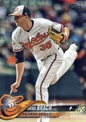 2018 Topps Base Set Brad Brach #358 card