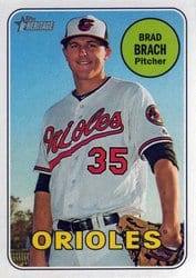 2018 Topps Heritage Base Set Brad Brach #371 card