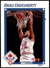 1991-92 Hoops Base Set Brad Daugherty #249 card