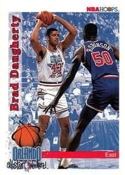 1992-93 Hoops Base Set Brad Daugherty #295 card
