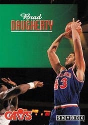 1992-93 SkyBox Base Set Brad Daugherty #39 card