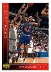 1993-94 Upper Deck Base Set Brad Daugherty #60 card