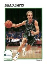 1991-92 Hoops Base Set Brad Davis #44 card