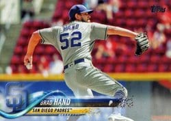 2018 Topps Base Set Brad Hand #52 card