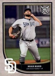 2018 Topps Big League Base Set Brad Hand #272 card