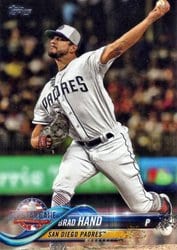 2018 Topps Update Base Set Brad Hand #US70 card