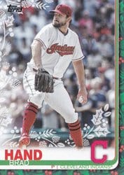 2019 Topps Holiday Base Set Brad Hand #HW91 card