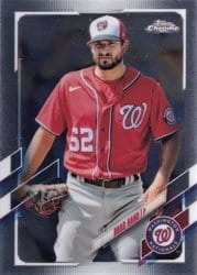 2021 Topps Chrome Update Base Set Brad Hand #USC29 card