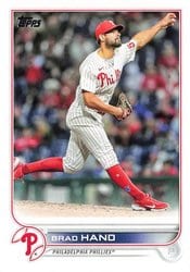 2022 Topps Update Base Set Brad Hand #US14 card