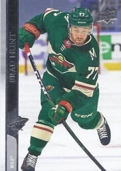 2020-21 Upper Deck Base Set Brad Hunt #344 card
