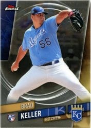 2019 Finest Base Set Brad Keller #105 card