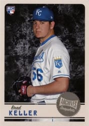 2019 Topps Archives Snapshots Base Set Brad Keller #AS-BK card