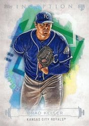 2019 Topps Inception Base Set Brad Keller #96 card