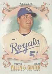 2021 Topps Allen & Ginter Base Set Brad Keller #272 card
